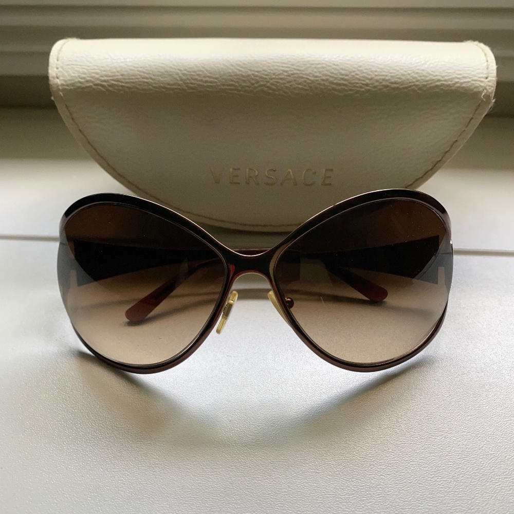 Auth VTG VERSACE Sunglasses MOD 2098